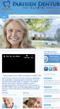 Mobile Screenshot of parisiendentures.com